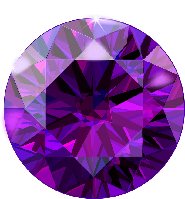 Brilliant Amethyst Gem